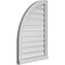 Ekena Millwork Quarter Round Top Left Surface Mount PVC Gable Vent w/ 2"W x 2"P Brickmould Sill Frame, 22"W x 32"H GVPQL22X3203SF - alternate 5